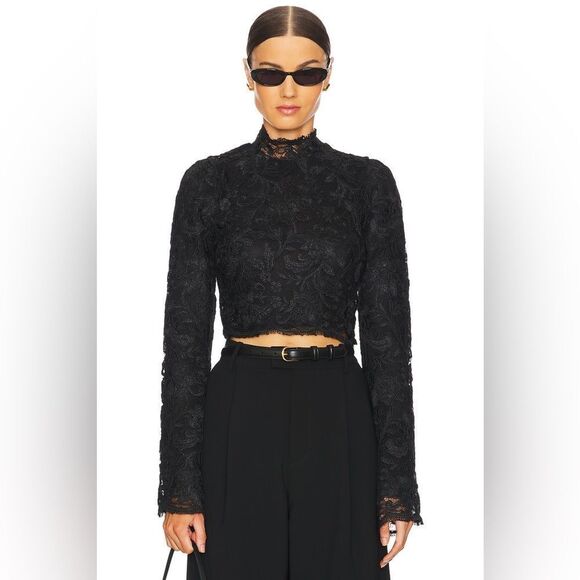 Stone Cold Fox X REVOLVE SOPHIA top in black size small NWT - Picture 1 of 6